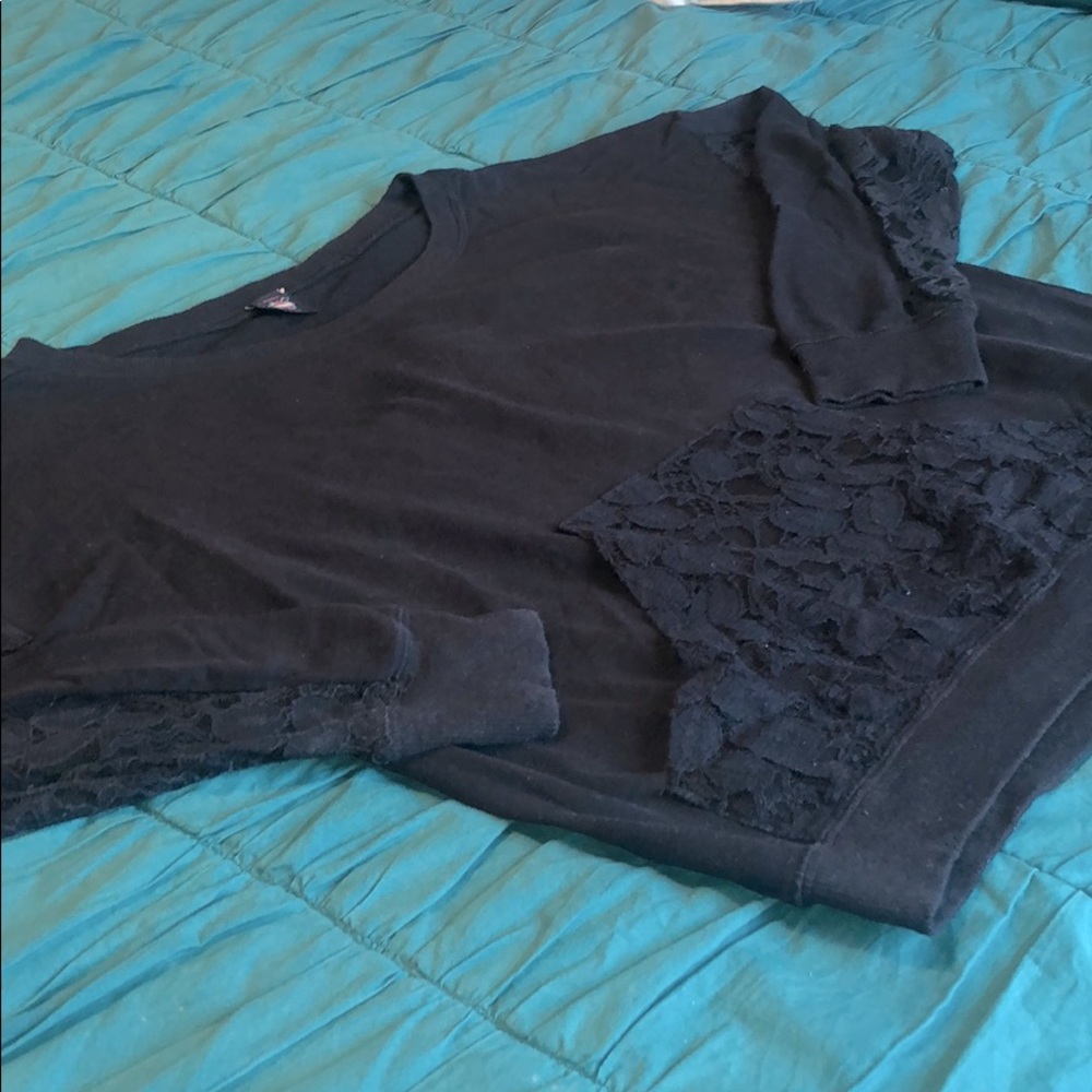 Sweet Love Mixed Media Sweatshirt Size S/M